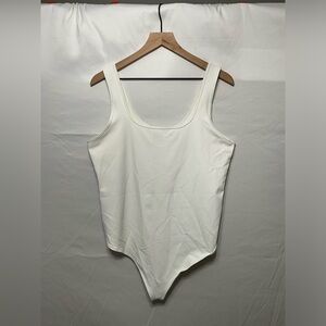 White Abercrombie & Fitch Bodysuit